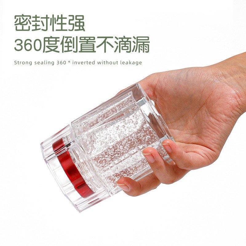 带罩燕窝分装瓶玻璃密封罐家用鲜炖瓶子六棱蜂蜜瓶储物罐现货带盖