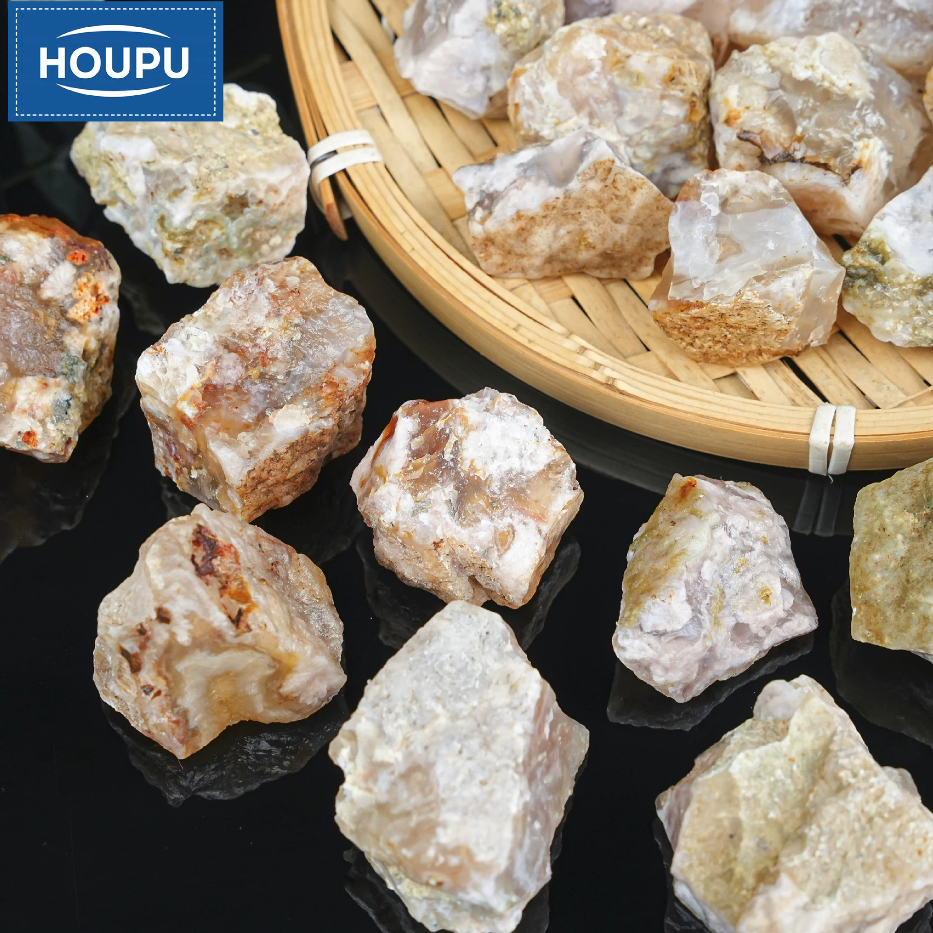 Натуральный агат «Цветущая вишня» для аквариумов и ароматерапии, оптовая продажа напрямую с завода