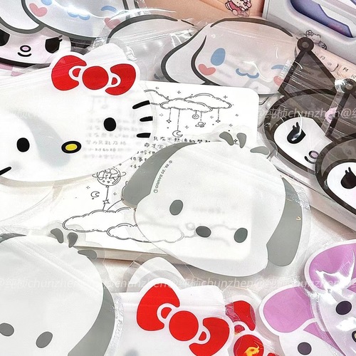 Cute cartoon Sanrio storage bag waterproof trinket storage ziplock bag student sundries packing and organizing bag
