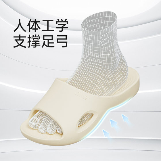 Flat feet special sandals and slippers for men and women four seasons home indoor silent summer bathroom non-slip wholesale