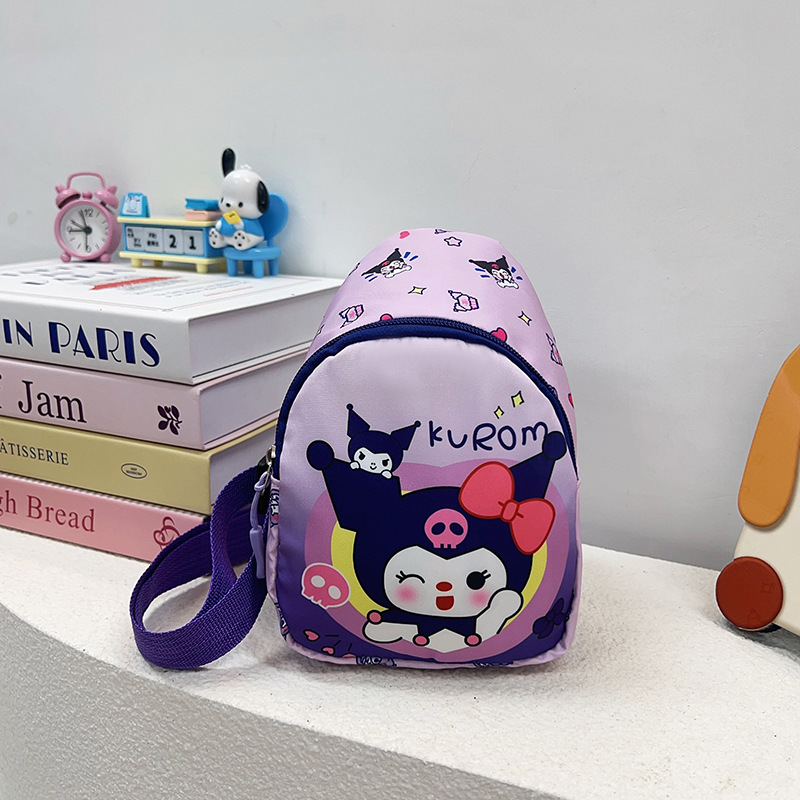 Nuevo bolso de pecho infantil de dibujos animados lindo jardín de infantes mochila de moda para niños mochilas diagonales bocadillos juguetes mochilas