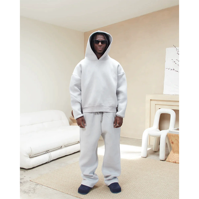 Saint alexander tracksuit Воздушный слой пушистый свитер с капюшоном Мужские модные брюки