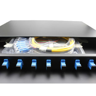 12-Core 24-Core Lcmpo Single-Mode Multi-Mode Adapter Panel Blind Plate High-Density Mpo Fiber Optic Distribution Box Optical Cable