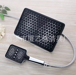 Rectangular Electroplated Shower Head Set Bathroom Shower Head Shower Multi-Function Hand Spray