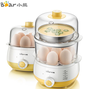 Bear Zdq-A14R1 Egg Cooker Mini Double-Layer Timer Milk Bottle Egg Cooker Wholesale