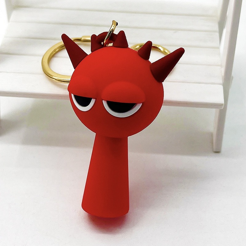 クロスボーダー Sprunki 人気のリズムボックスキーホルダーゲーム周辺人形リズムボックスペンダントギフト|undefined