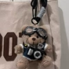 Camera haze blue brown bear (will flash)