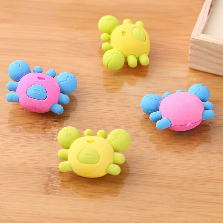 Cartoon teaching eraser with animals, cute children's stationery for students, Birthday gift
