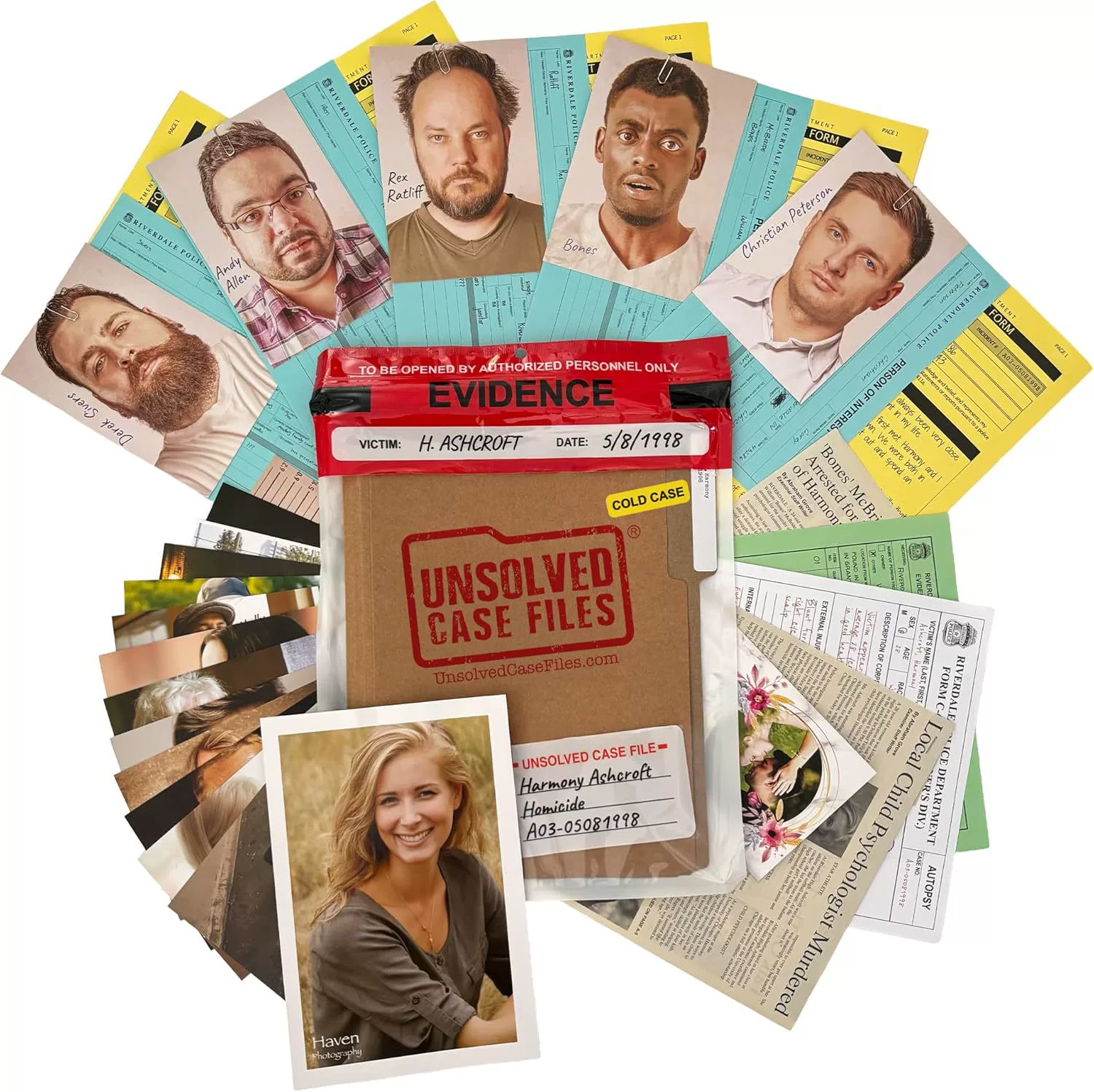 Нерешенные дела Ashcroft, Harmony Cold Case Murder Puzzle Game Who Killed Harmony