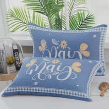 棉枕巾大号加大加厚三层纱布学生家用情侣耐脏四季吸汗单人枕头巾