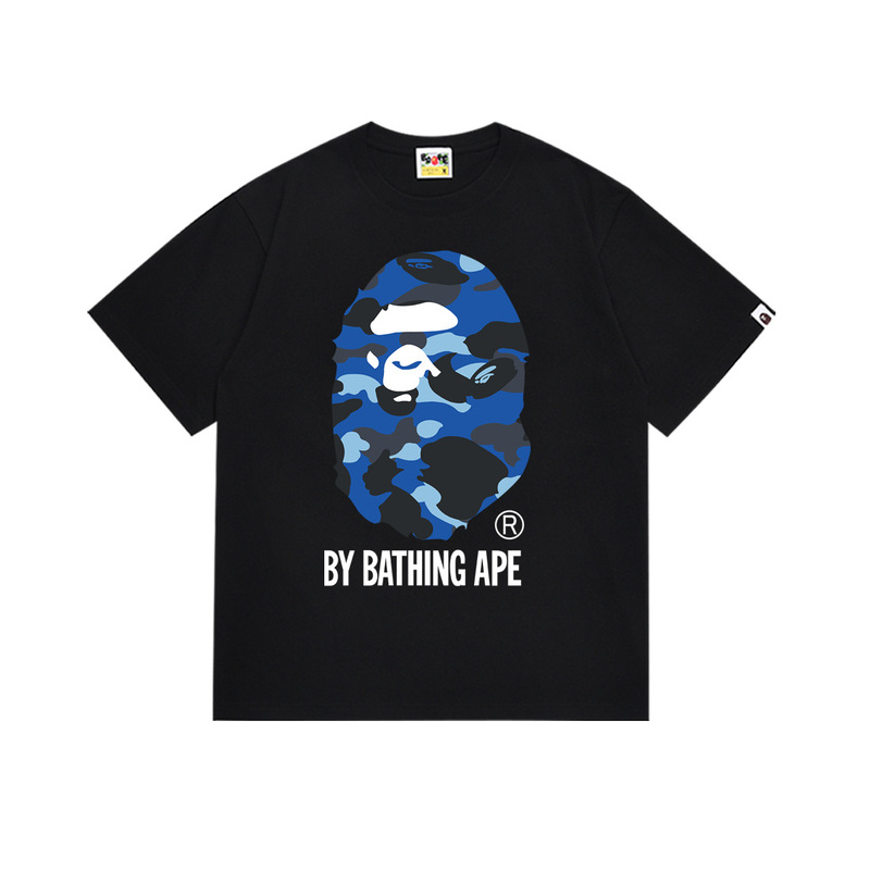 国境を越えた売れ筋BAPE X Miami International MIAMIジョイント漫画男女同型半袖スポーツTシャツトレンディブランド|undefined