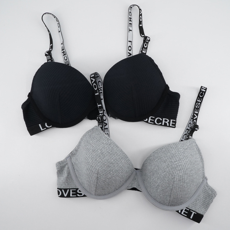 Solid Color Push Up Bra display picture 1