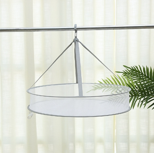 Double Layer Clothes Drying Net Drying Net Bag Household Clothes Basket Underwear Socks Sweater Drying Artifact Drying Rack Foldable