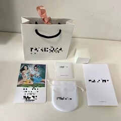 潘家の指輪のアクセサリーの包装の箱の高級な硬質の紙の袋の銀の布の手提げ袋を拭きます。