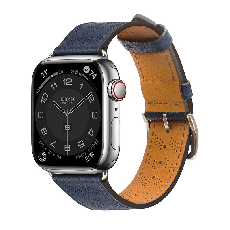 Apple, watch strap, breathable bracelet, genuine leather