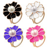 Fashionable mountain tea from pearl, cloak, brooch, accessory, Japanese and Korean, simple and elegant design, flowered