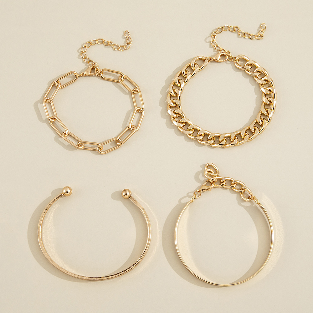 Bracelet multicouche minimaliste empilable style quotidien_voghion.com
