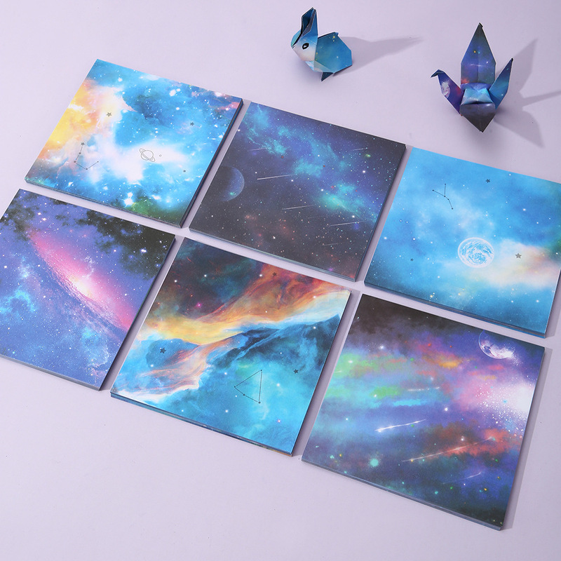 New Star Series Children's Handmade Origami Paper Crane Diy Square Color Paper Kindergarten Printing Origami