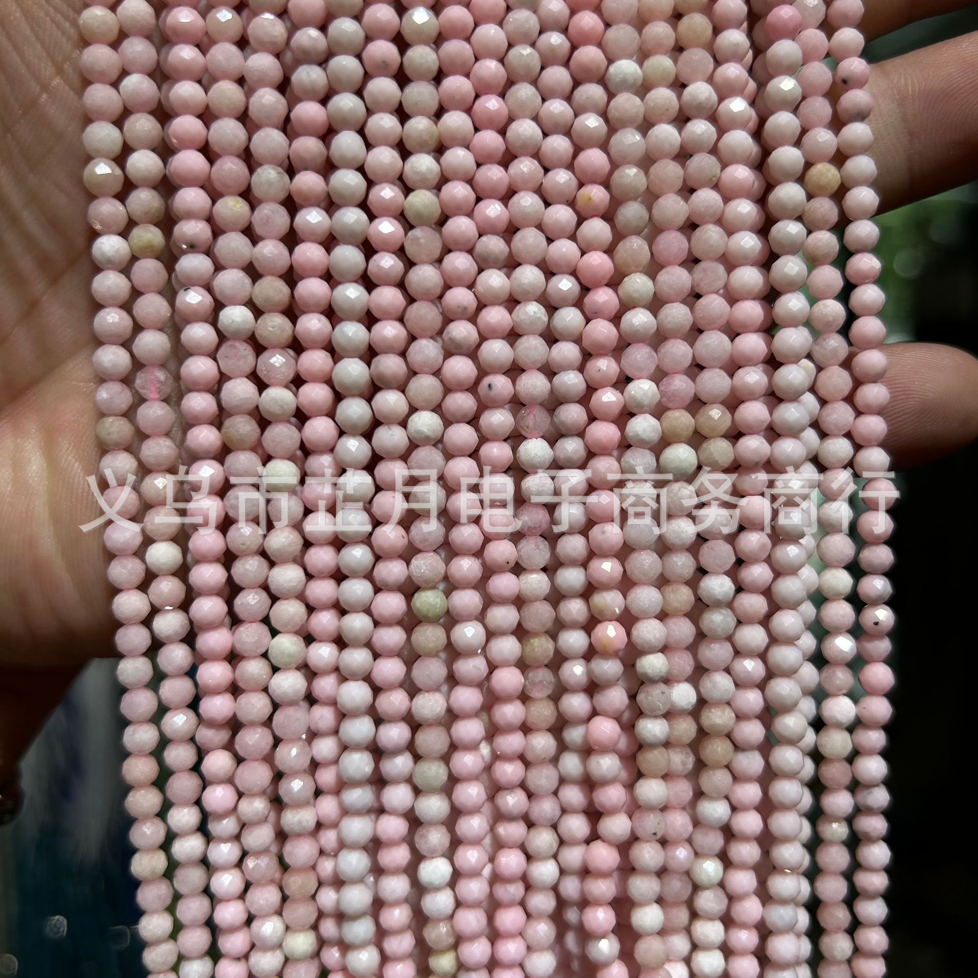 Pequeñas cuentas 2mm3mm4mm facetas todo tipo de ágata Cristal de piedra natural granos sueltos DIY joyería pulsera collar