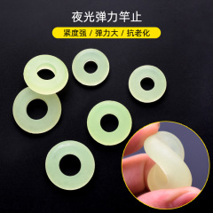 High-Elastic Silicone Rod Stop Fish Rod Night Light Rod Stop Ring Rubber Non-Slip Ring Stop O-Ring Fishing Rod Finger Stop
