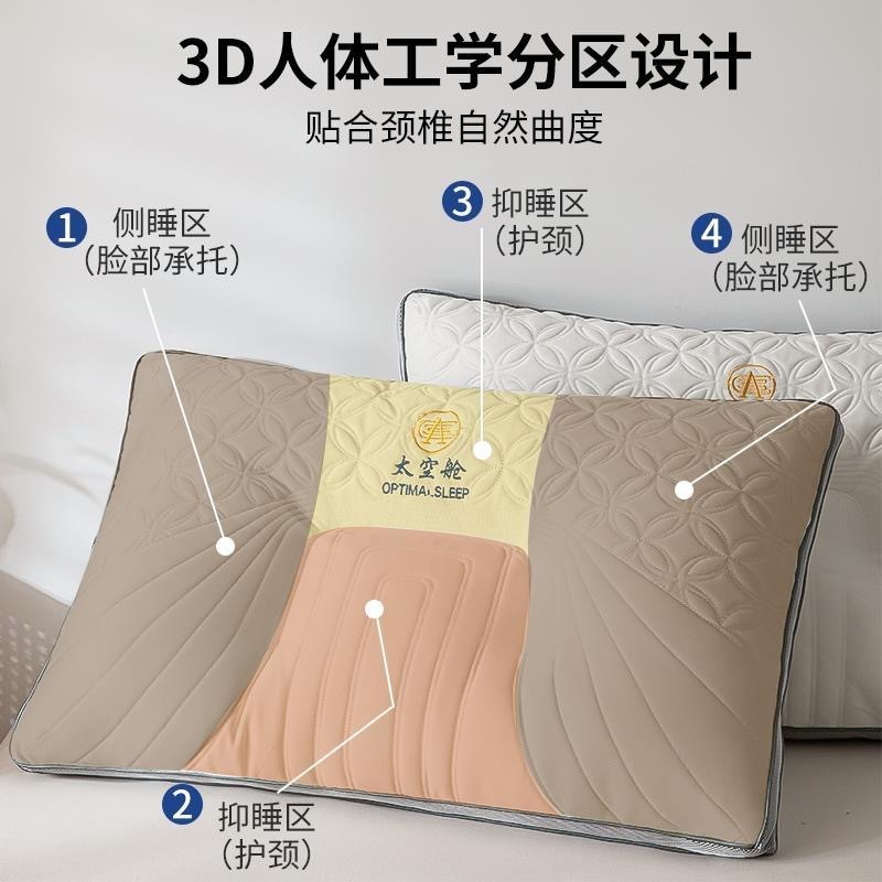 厂家直销太空舱护颈枕批发枕头枕芯一只酒店宾馆成人枕礼品|undefined