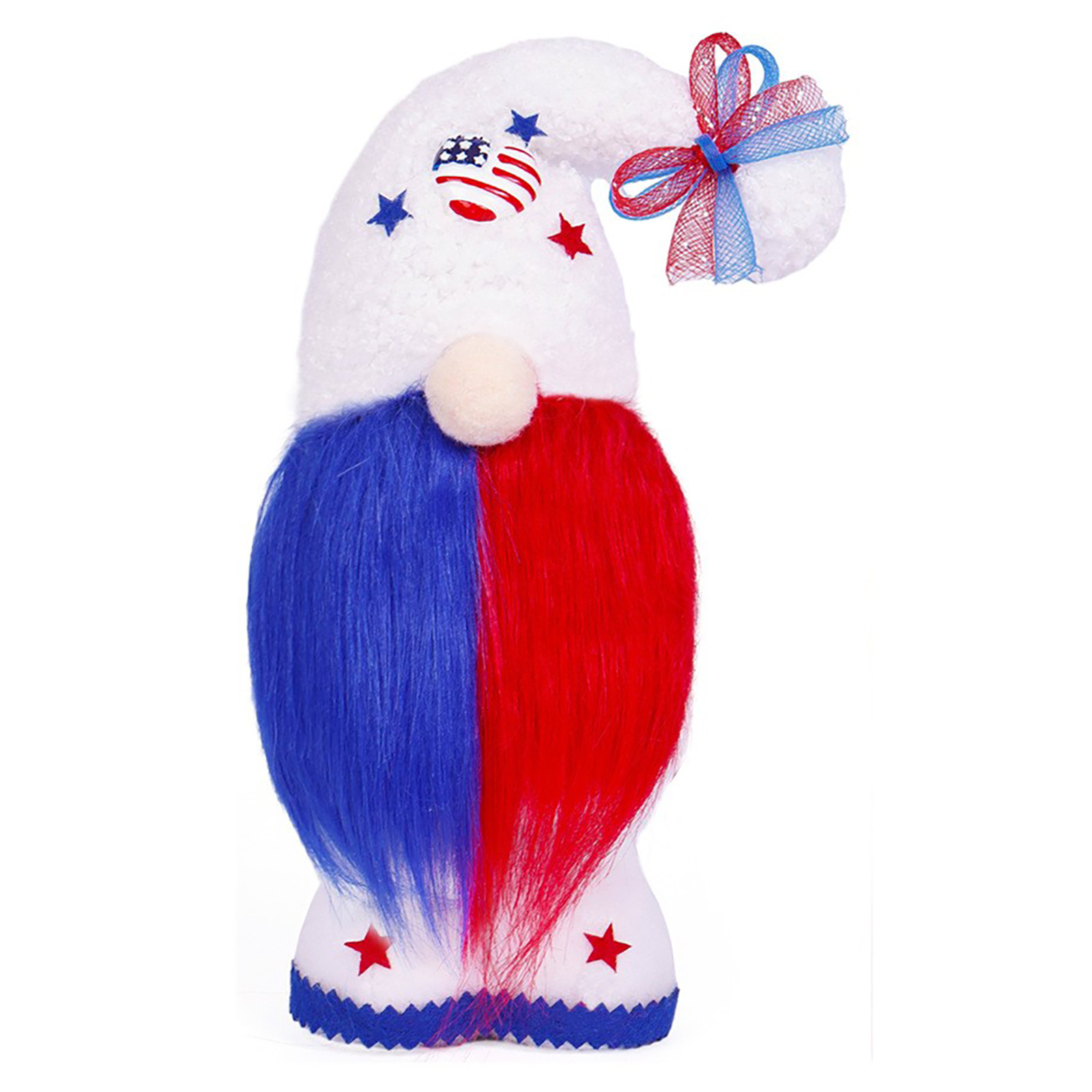 Nuevo Día DE LA Independencia Americana muñeca sin rostro enano Goblin muñeca sin rostro viejo hombre bandera decoración regalo de los niños