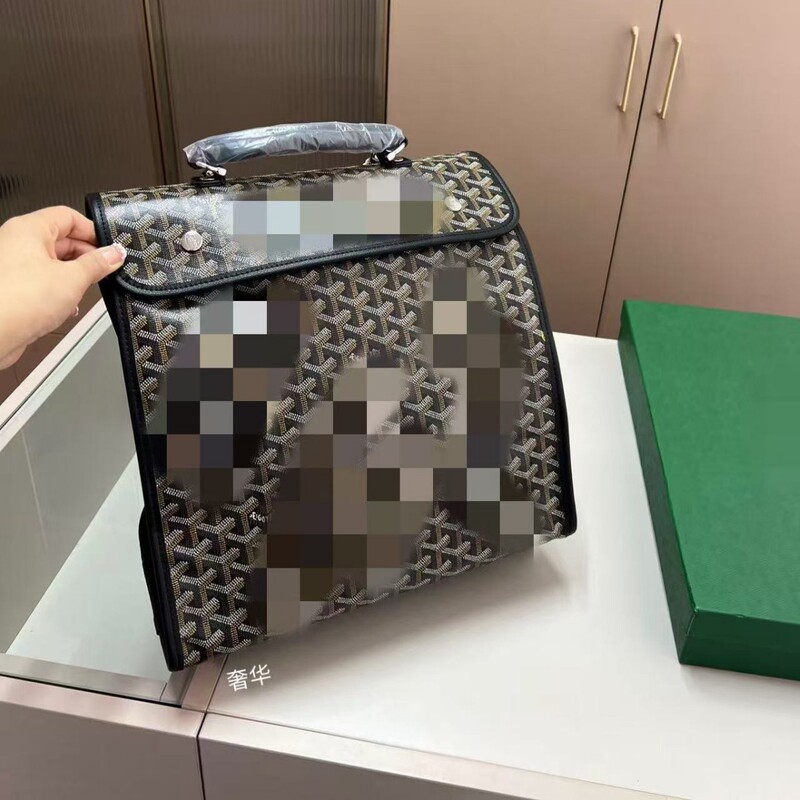 Goyard Backpack, Business, Work, Leisure, Large Capacity, Versatile Bag, Unisex Backpack