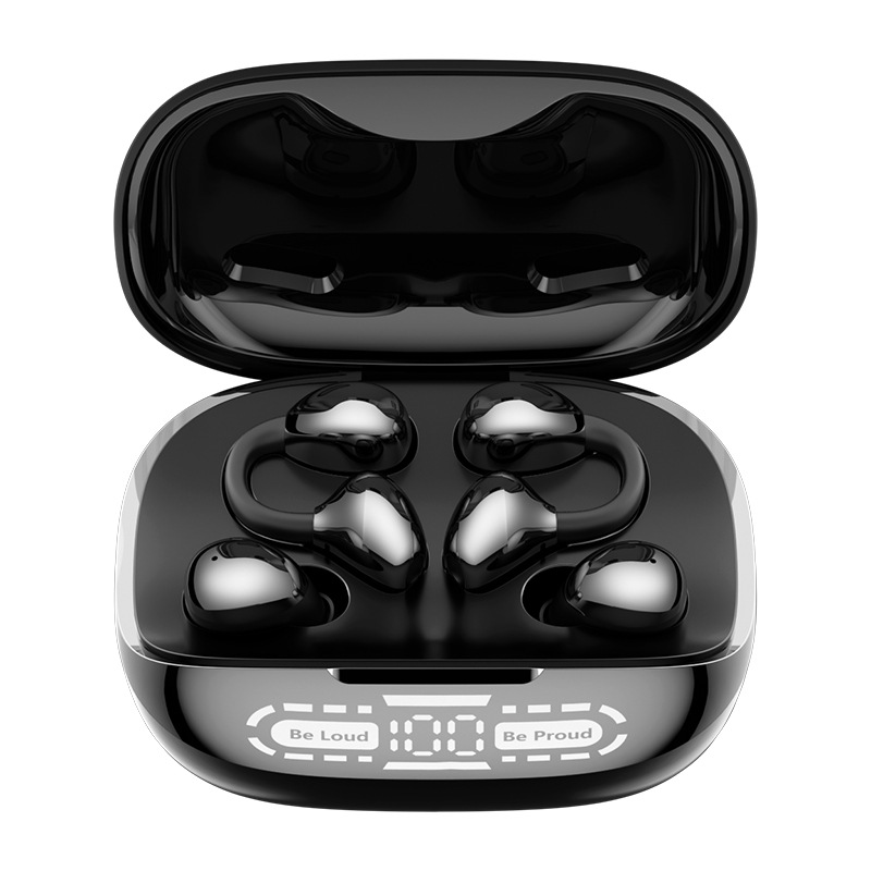 Cross-border 2-in-1 Wireless Bluetooth Ear-clip Headphones Sleep Comfortable Long-wearing Painless Extended Battery Life Reverse Charging Dual Connection - 5