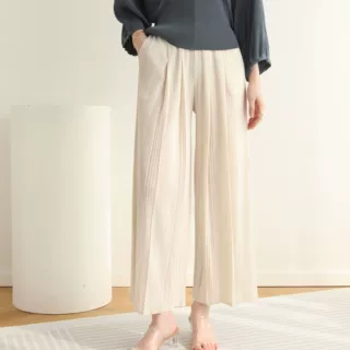 厂家直供秋春夏高端褶皱超正立体版型大码宽松休闲直筒裤长裤