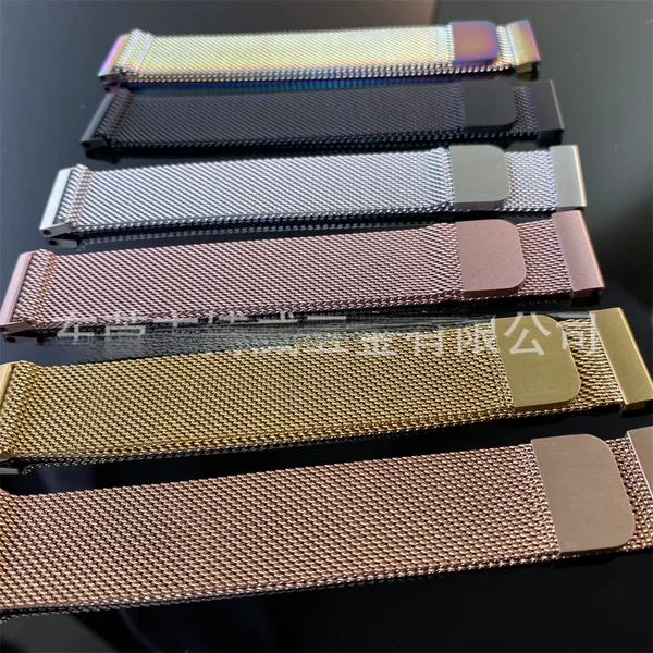 Suitable for Huawei Gt5/Jiaming/Samsung Milanese Magnetic Watch Strap Spot Factory Direct Sales 22/20/18mm