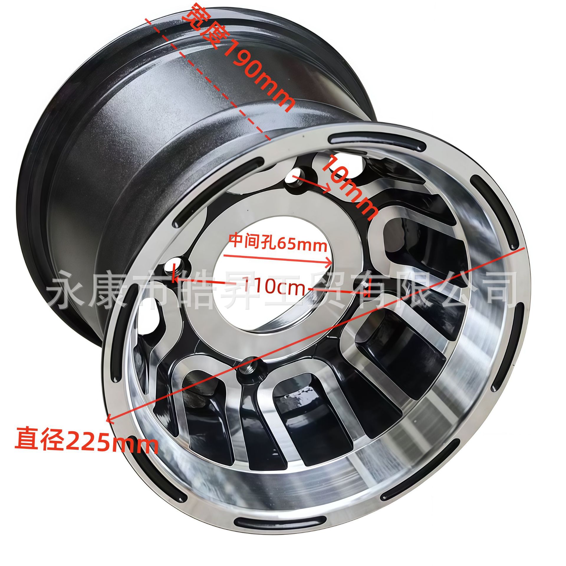 Atv Go-Kart/Atv Wheel Hub Accessories Front 19X7.00-8 Rear 18X9, 50-8inch Aluminum Alloy Wheel Hub