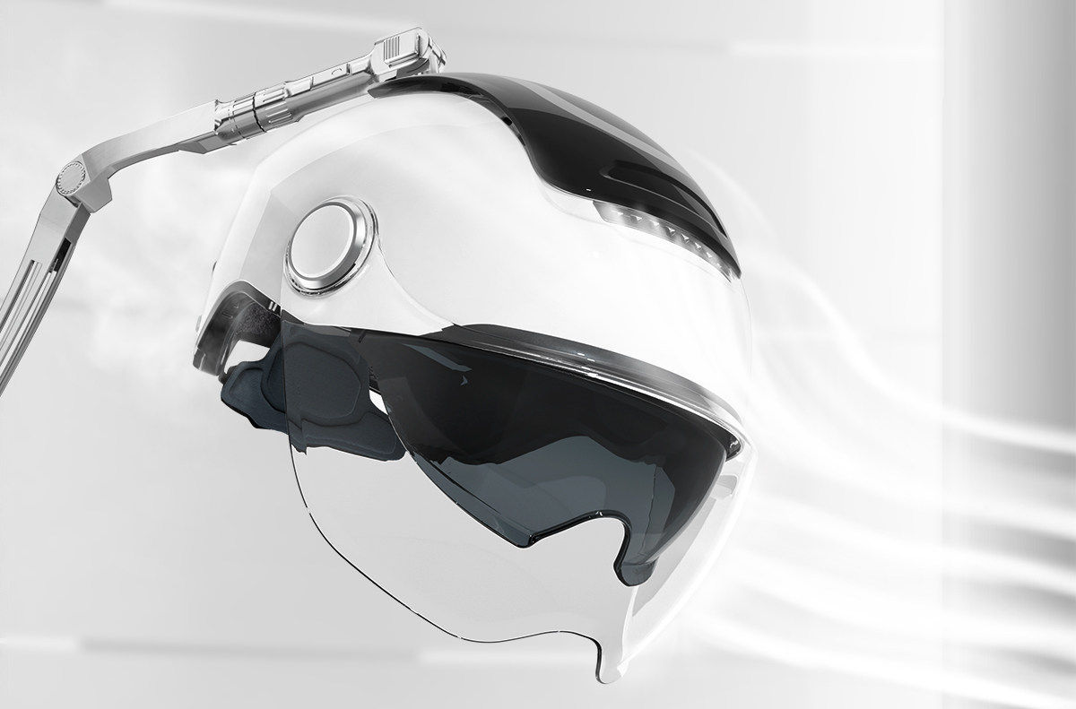 Two Little Bees】TK47 Generation One Skylight Ventilated 3C Electric Motorcycle Helmet for Men and Women, Summer Sun Protection Half Helmet