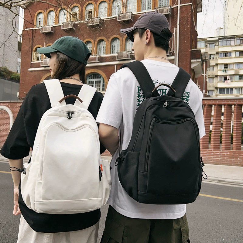 Backpack, universal shoulder bag, Korean style, for secondary school, for students