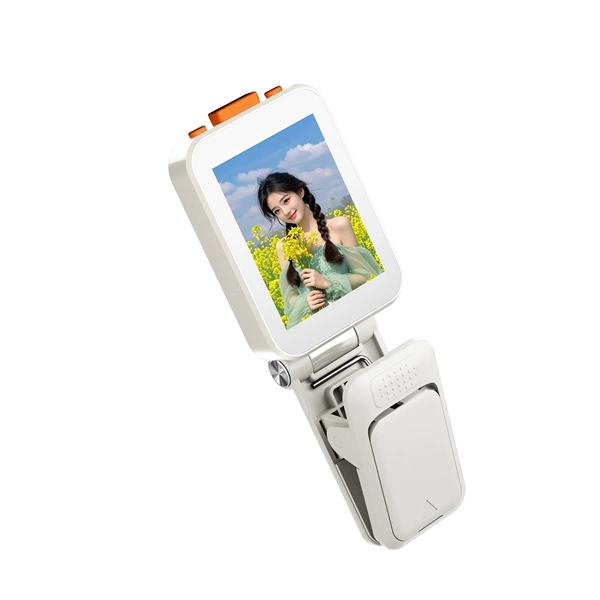 X40G sound clip mini screen device-white