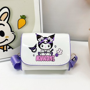 Fashion change cartoon messenger bag cute mini small square bag small monster kulomi children's bag cross-border new