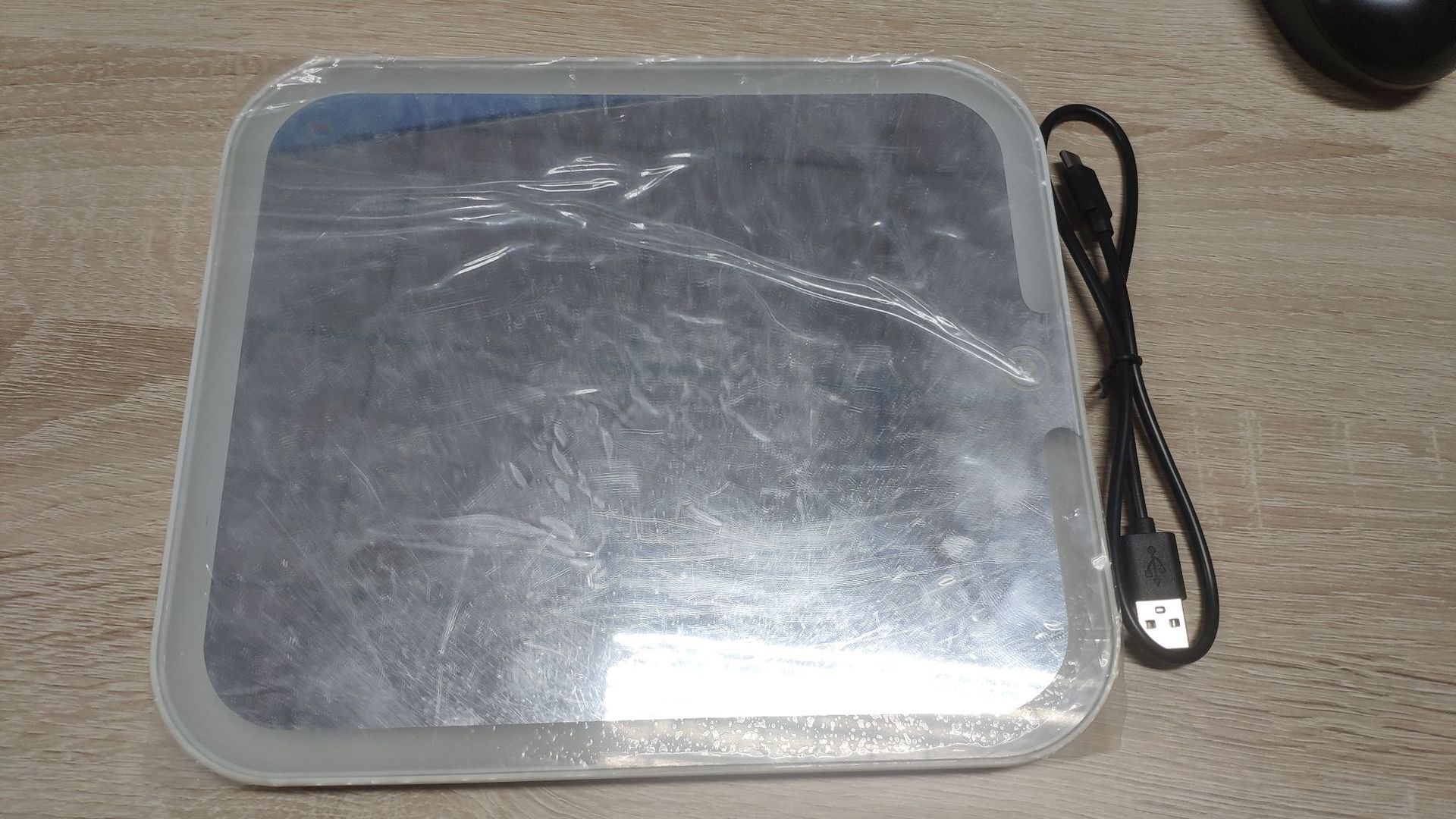 Bolso cosmético portátil transfronterizo con espejo lámpara led estuche cosmético de gran capacidad de alto valor ins bolsa de viaje de almacenamiento portátil