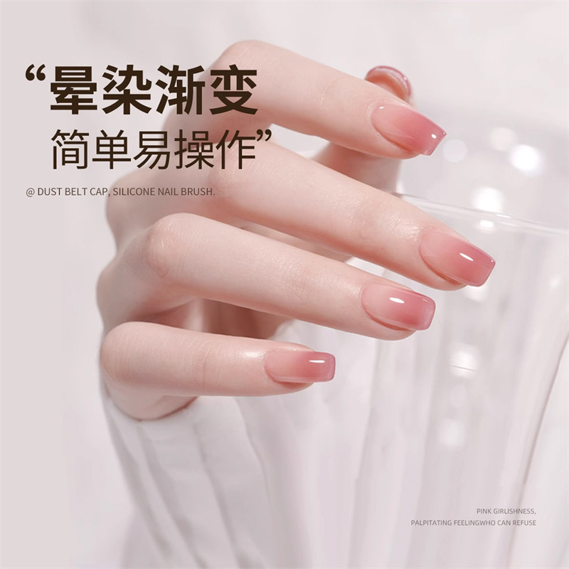 Bolígrafo de difuminado degradado de pegamento para palmaditas para uñas, cepillo de punta de silicona, sello en relieve, herramienta multifuncional de difuminar para uñas
