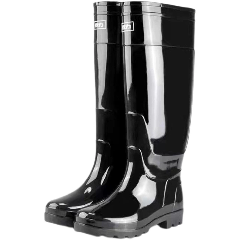 Huili непромокаемые туфли мужские 8199 супер высокая трубка 46 см плюс размер 46 ярдов Водная обувь Охрана труда сайт рыбалка в наличии оптом