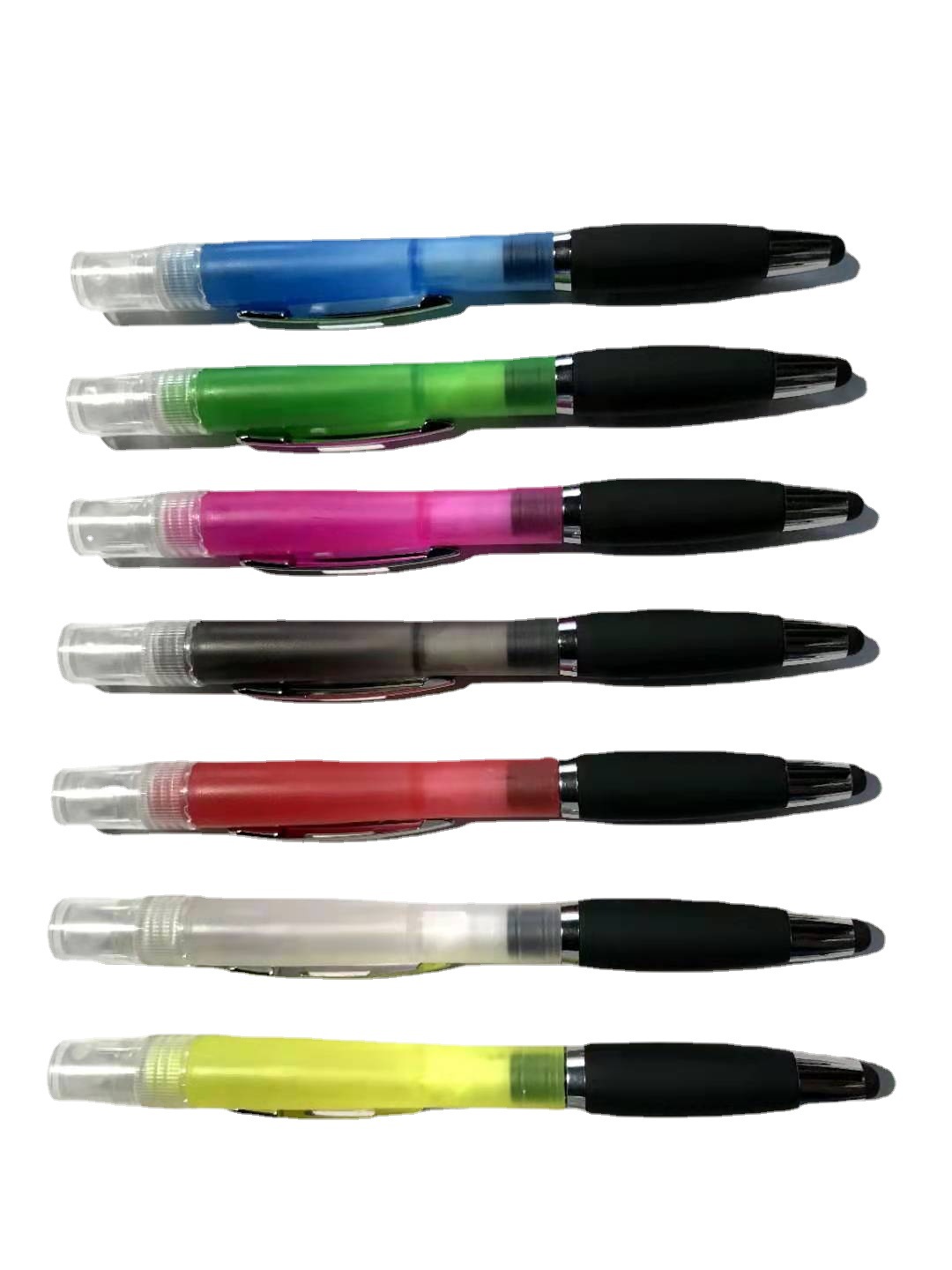 3ml 4ml 5 ml botella de spray pluma pantalla táctil pluma tres en uno bolígrafo