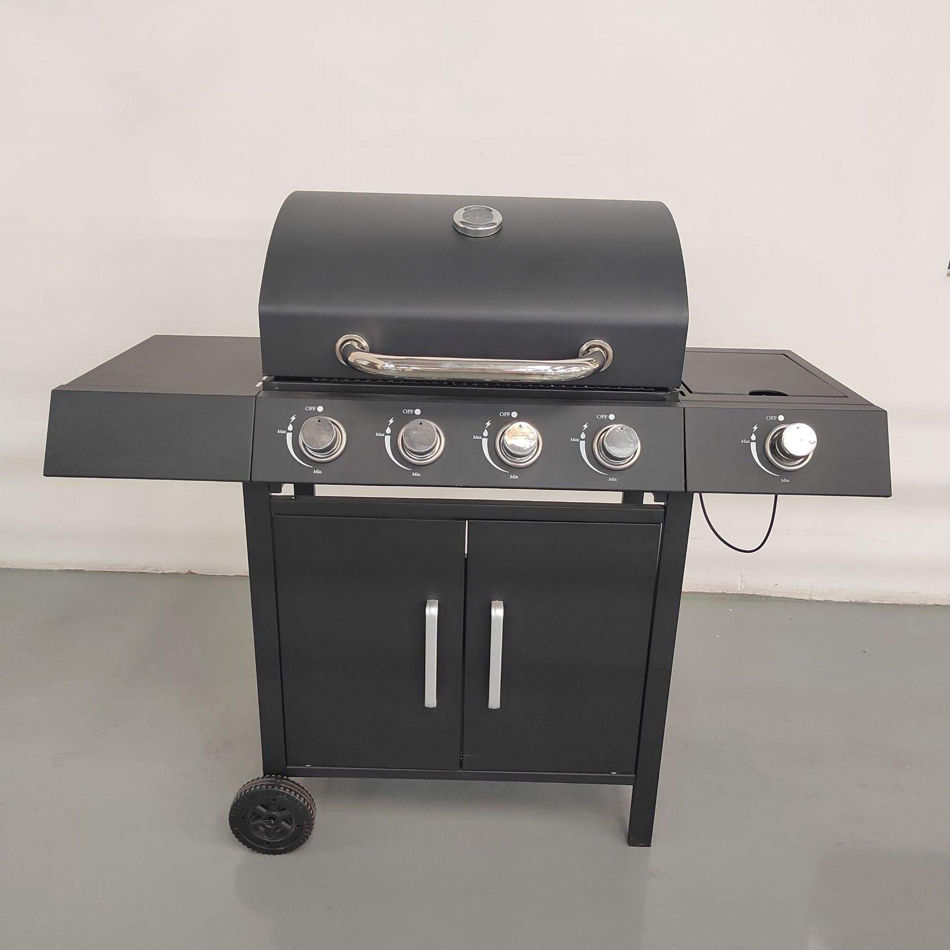 Soy una fábrica transfronteriza hogar acampar al aire libre barbacoa de gas parrilla estofado horno 4 estufa horno de barbacoa grande