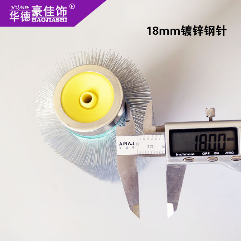 Pintura epoxi para pisos rodillo de aguja de acero acero inoxidable desespumante 10 pulgadas 20 cemento autonivelación rodillo de perforación