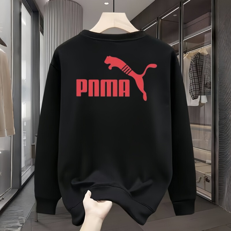 [90% off Special Area] Outlet Autumn and Winter New Heavy Weight Trendy Round Neck Pullover Sweatshirt Men's Han Dynasty Print