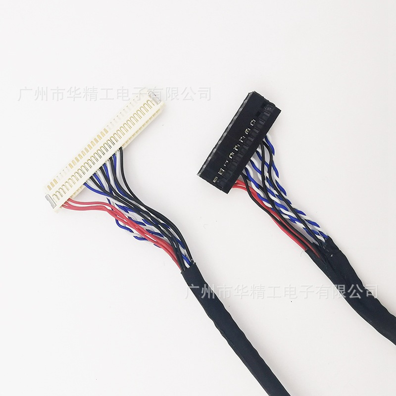 FIX-30P单6屏线改装笔记本常用LVDS驱屏线30P片插单6屏线