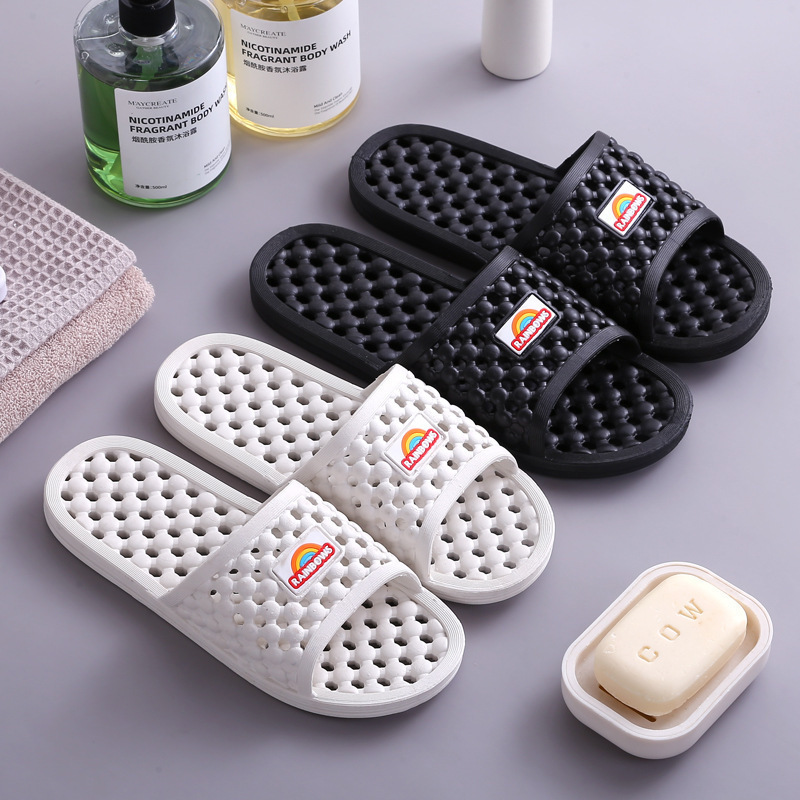 Slippers for women couple hollow-out Bath home non-slip gym Hotel hotel bathroom inside and outside slippers for men