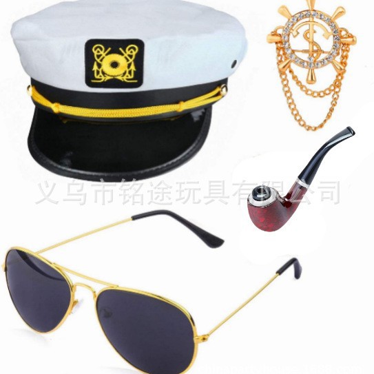 Fiesta festiva cosplay policía esposado vestido de actuación cosplay caña de humo marinero azafata azafata