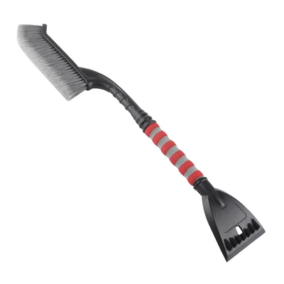 Car snow shovel brush Car cleaning tools - gray-red