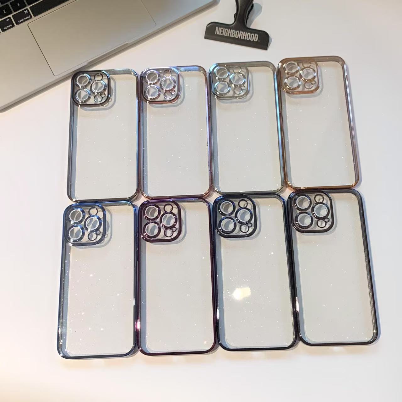 Starblanding Apple 16promax suave 15pro funda para teléfono móvil transparente funda suave iphone16pro con película de lente