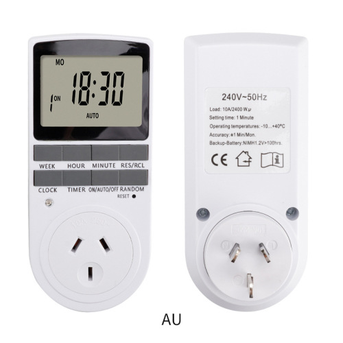 Australian standard large screen timer socket intelligent cycle timing power switch household electronic timer manufacturer direct sales