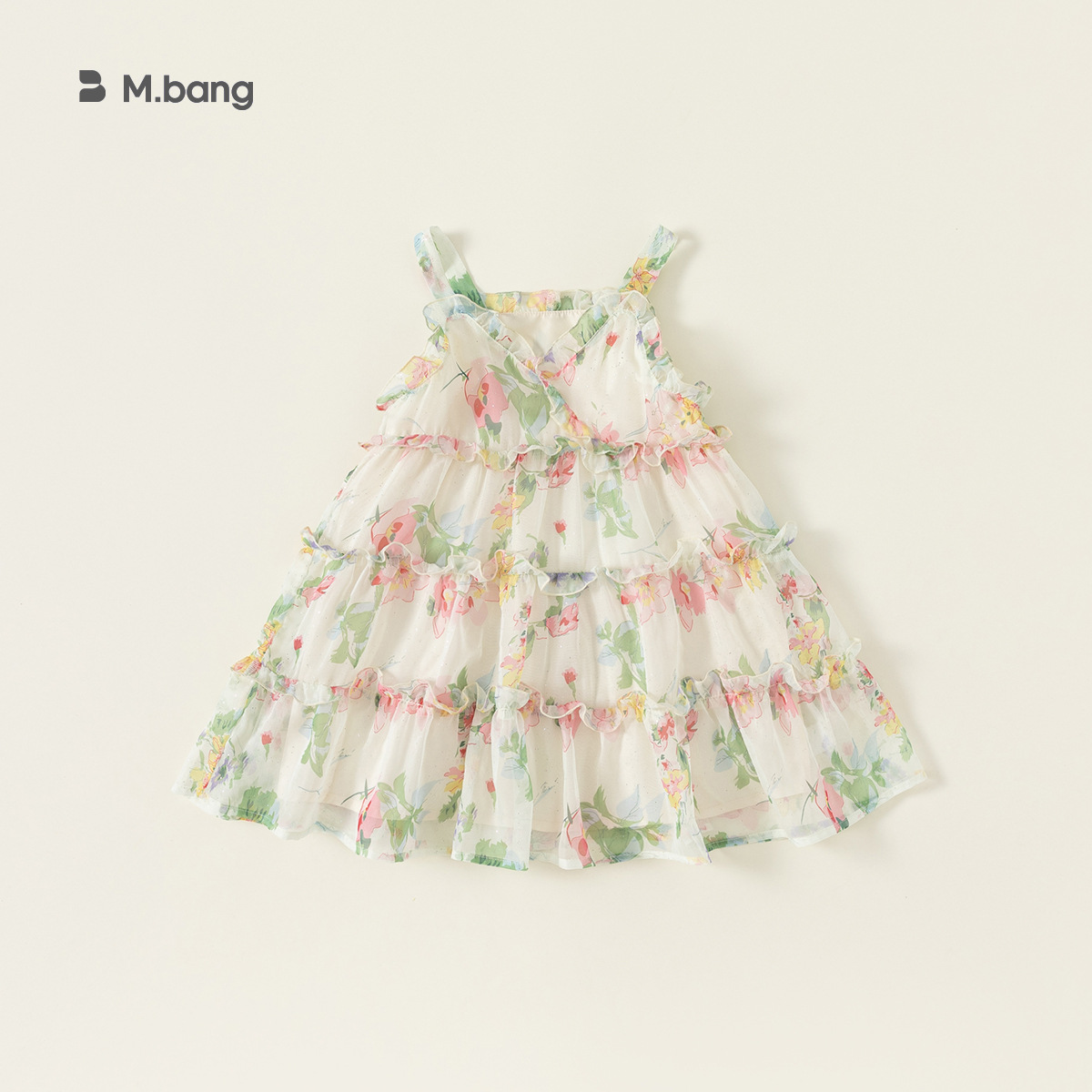 Yubao ropa infantil vestido de flores para niños dulce vestido de verano vestido de princesa de cabina vestido de bebé