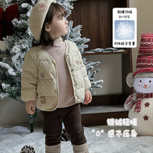 女童羽绒内胆 a类秋冬款女宝卡通印花白鸭绒外套婴儿加厚保暖衣服